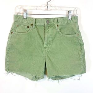Gap Women's Corduroy Green Shorts Size 26
